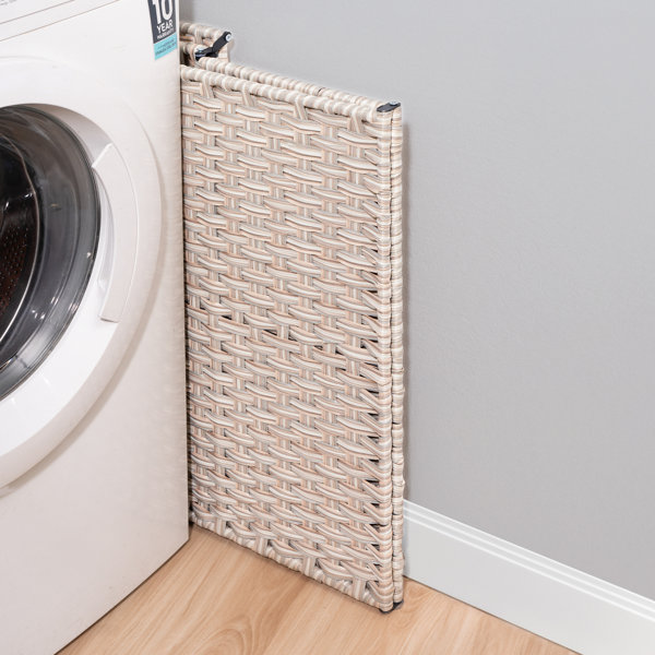 Premium Laundry Hamper with Lid and Wheels - 160L Grey